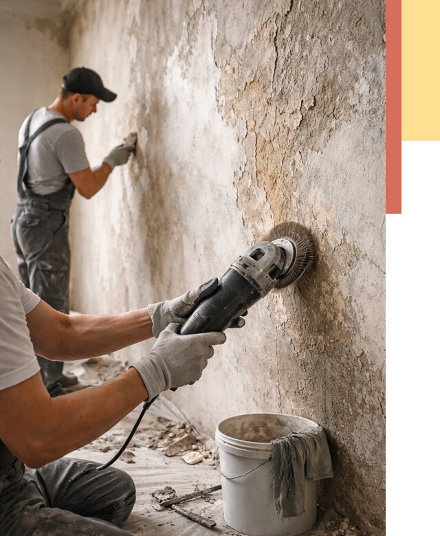 Снятие и удаление краски со стен в Тулуне от 2266 руб. — ОТДЕЛОЧНИК-Тлн