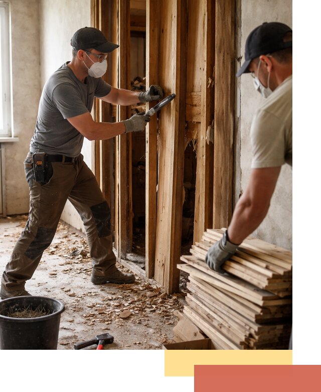 Демонтаж деревянных перегородок в Тулуне быстро и аккуратно