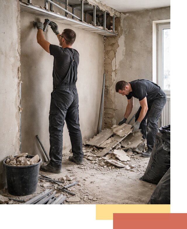 Демонтаж короба из гипсокартона в Тулуне быстро и аккуратно