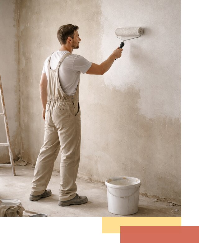 Грунтовка стен под отделку в Тулуне профессиональным раствором