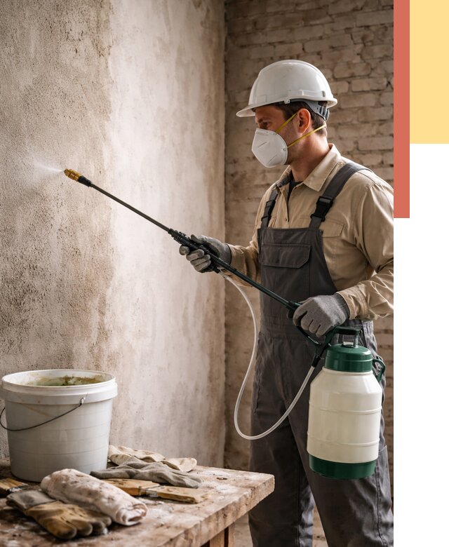 Антисептическая обработка стен в Тулуне от 1295 руб. — быстро и недорого | ОТДЕЛОЧНИК-Тлн