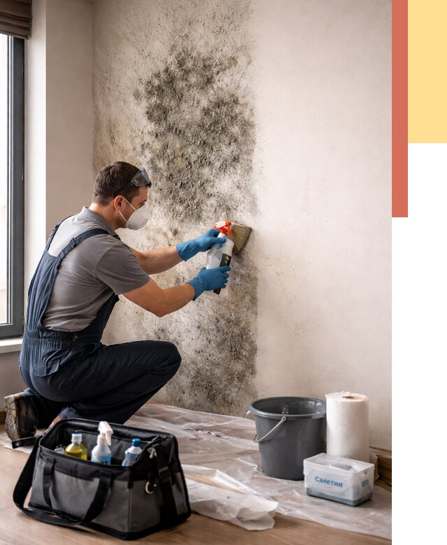 Удаление плесени со стен в Тулуне от 2320 руб. — быстро и недорого | ОТДЕЛОЧНИК-Тлн