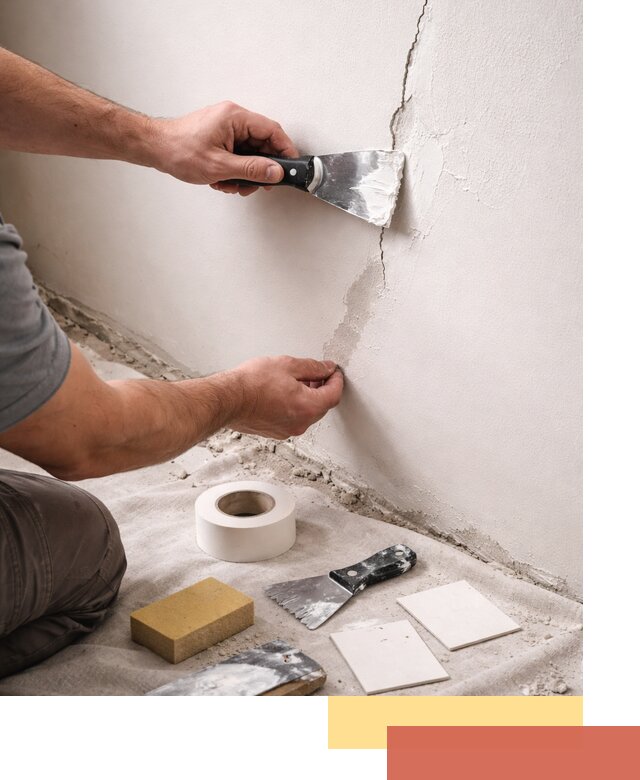 Заделка трещин и сколов в стенах и потолках в Тулуне