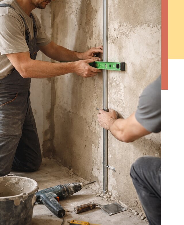 Установка штукатурных маяков в Тулуне от 7553 руб. — быстро и недорого | ОТДЕЛОЧНИК-Тлн