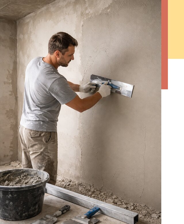 Штукатурка стен без маяков в Тулуне от 7769 руб/м2 — услуги и цена | ОТДЕЛОЧНИК-Тлн