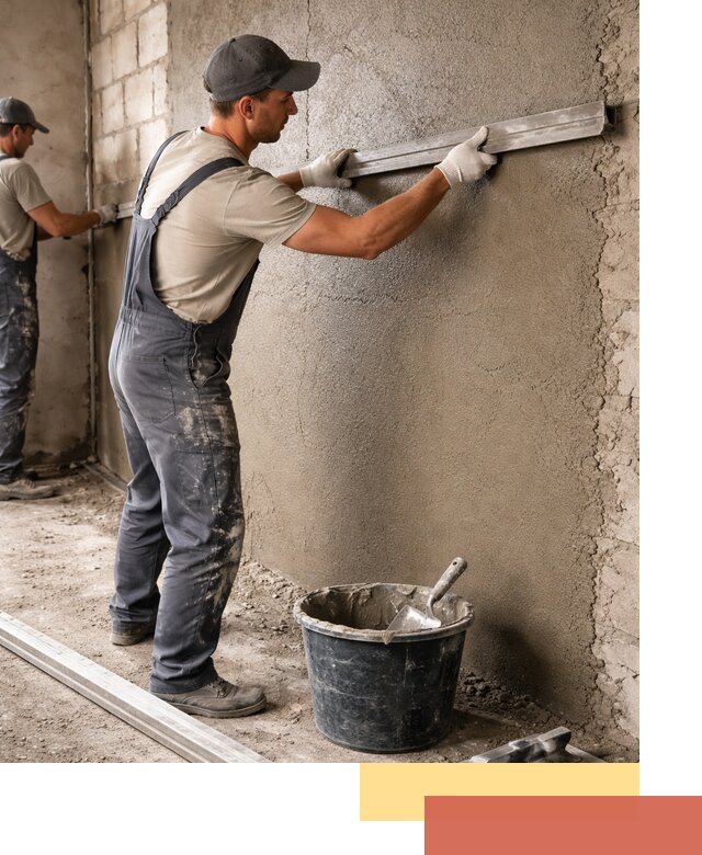 Штукатурка стен цементно-песчаная в Тулуне профессионально