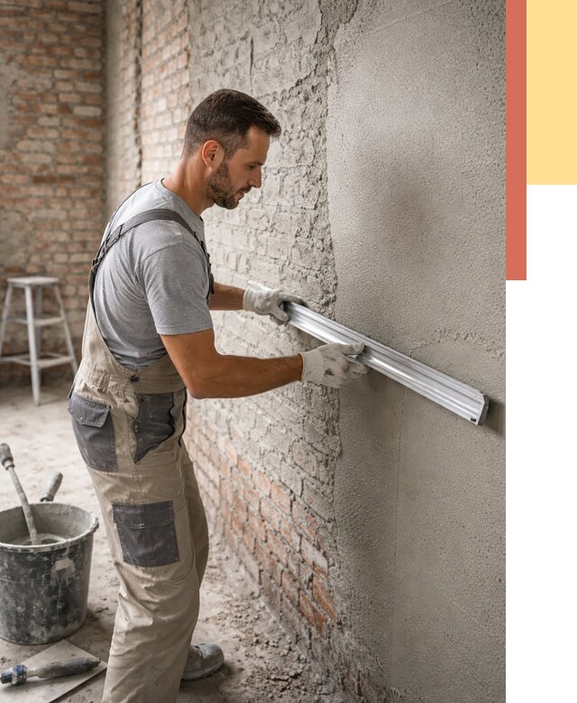 Штукатурка кирпичных стен в Тулуне от 4856 руб/м2 — быстро и недорого | ОТДЕЛОЧНИК-Тлн