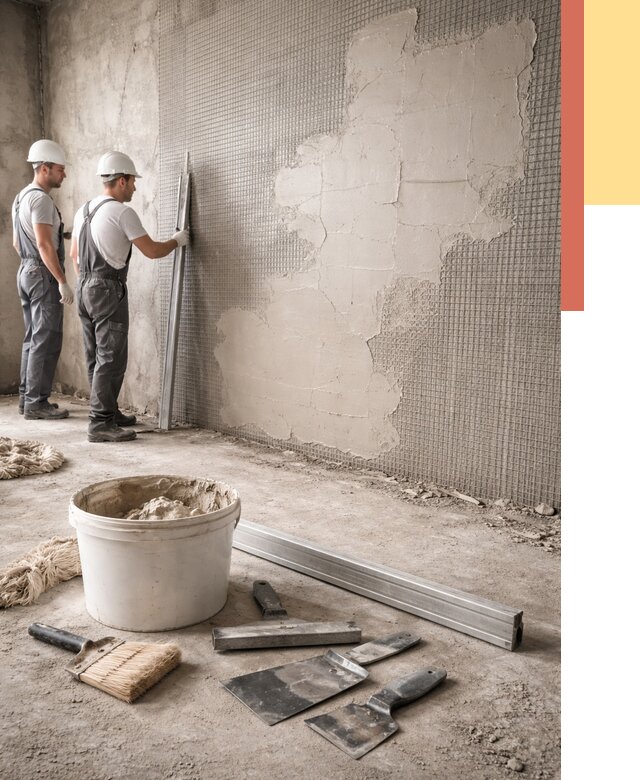 Штукатурка стен по сетке в Тулуне от 5935 руб./м2 — быстро и недорого | ОТДЕЛОЧНИК-Тлн