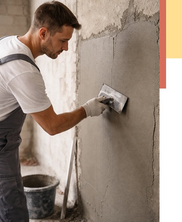 Штукатурка стен под плитку в Тулуне от 4532 руб./м2 — выравнивание под плитку | ОТДЕЛОЧНИК-Тлн