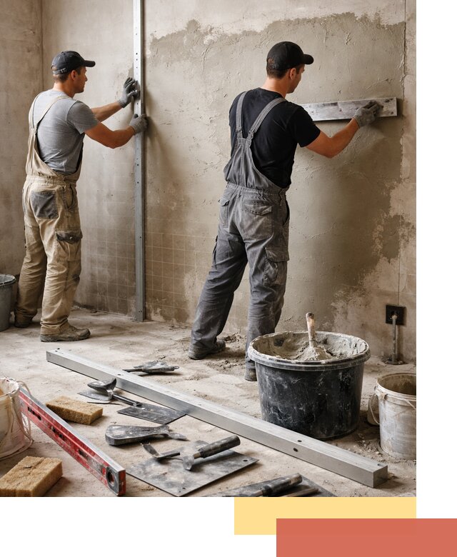 Профессиональная штукатурка стен под плитку в Тулуне