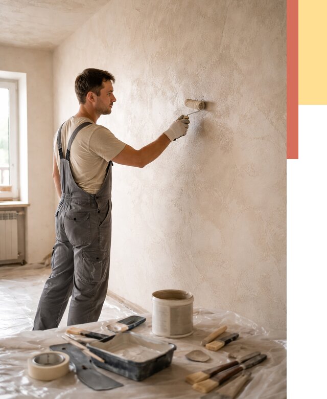 Нанесение лессирующей краски по декоративке в Тулуне от 1888 руб. | ОТДЕЛОЧНИК-Тлн