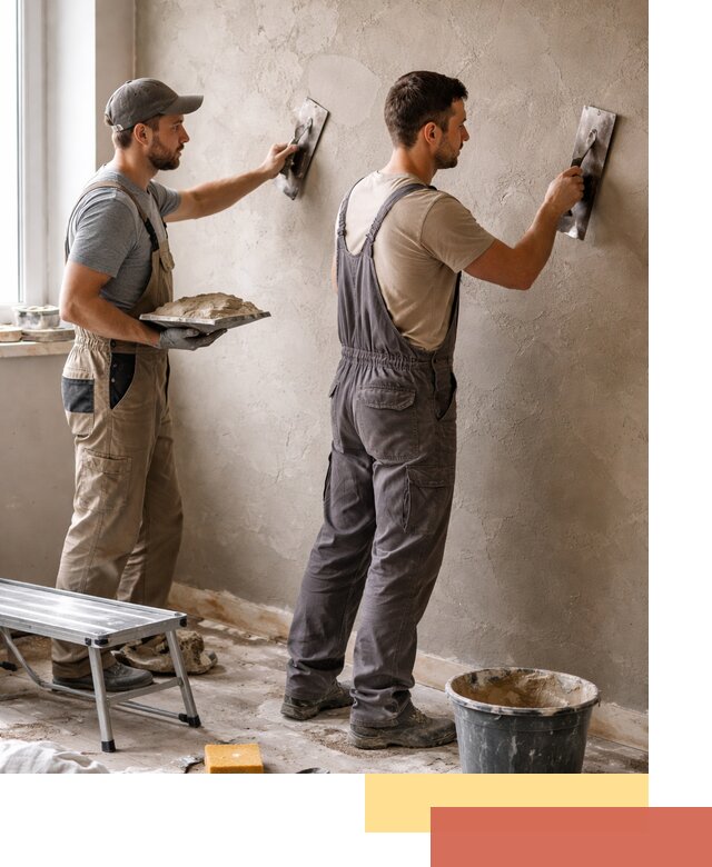 Ремонт декоративной штукатурки и восстановление фактуры в Тулуне