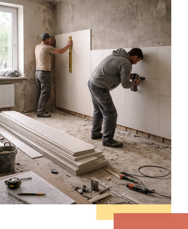 Монтаж ПВХ панелей на стены в Тулуне качественно и быстро