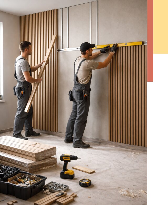 Монтаж реечных панелей на стены в Тулуне от 1295 руб. — быстро и недорого | ОТДЕЛОЧНИК-Тлн