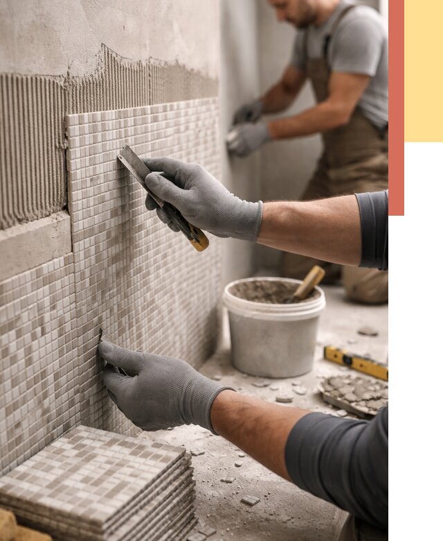 Облицовка стен мозаикой в Тулуне от 3453 руб/м2 — укладка мозаики на стены | ОТДЕЛОЧНИК-Тлн