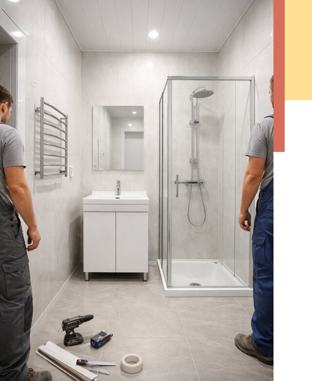 Отделка ванной комнаты панелями ПВХ в Тулуне от 4856 руб. за м2 | ОТДЕЛОЧНИК-Тлн