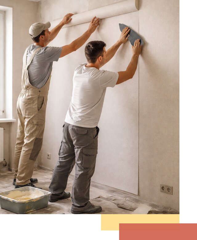 Поклейка виниловых обоев в Тулуне профессионально и качественно