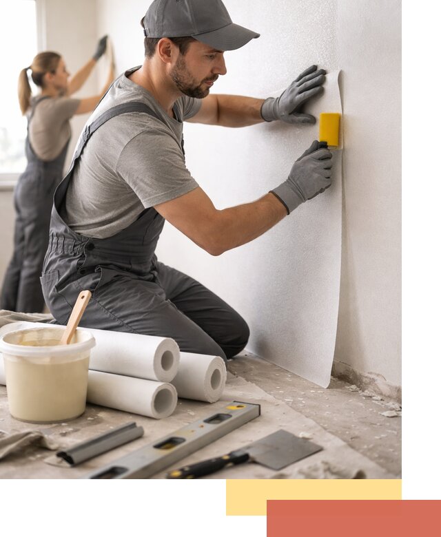 Поклейка стеклообоев профессионально в Тулуне