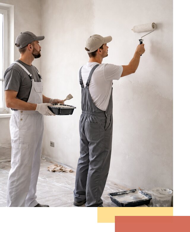 Покраска стен водоэмульсионной краской в Тулуне