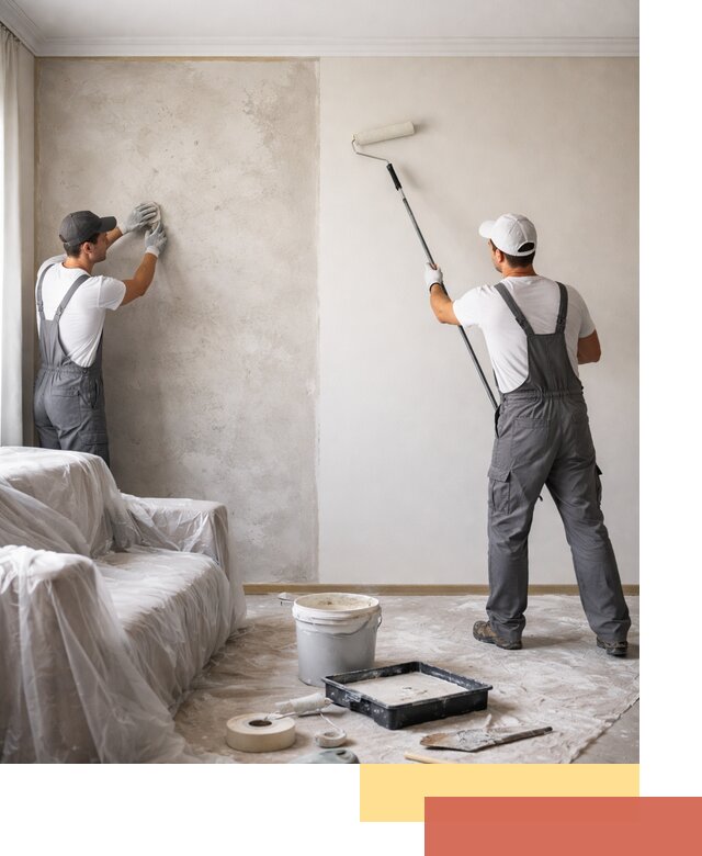 Покраска стен антивандальной краской в Тулуне