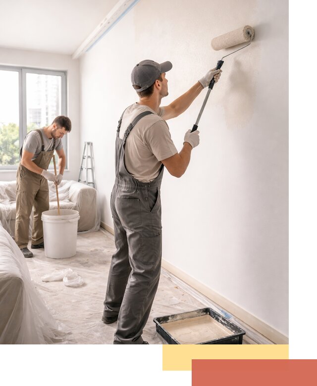 Покраска стен в офисе в Тулуне — быстрый и качественный ремонт