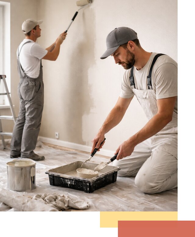 Покраска стен в квартире в Тулуне — профессионально и аккуратно