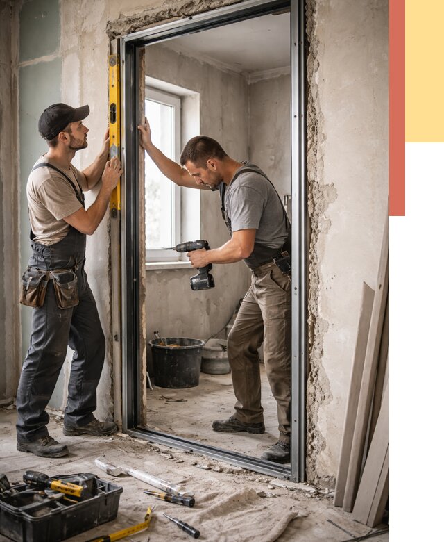 Закладка дверного проема в Тулуне от 3777 руб. — быстро и недорого | ОТДЕЛОЧНИК-Тлн