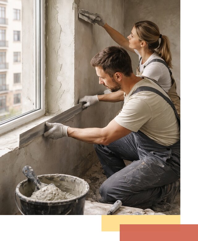 Штукатурка откосов дверей и окон профессионально в Тулуне