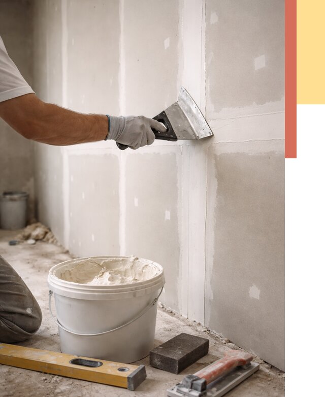 Шпаклевка перегородок из гипсокартона в Тулуне от 2698 руб. — услуги ОТДЕЛОЧНИК-Тлн