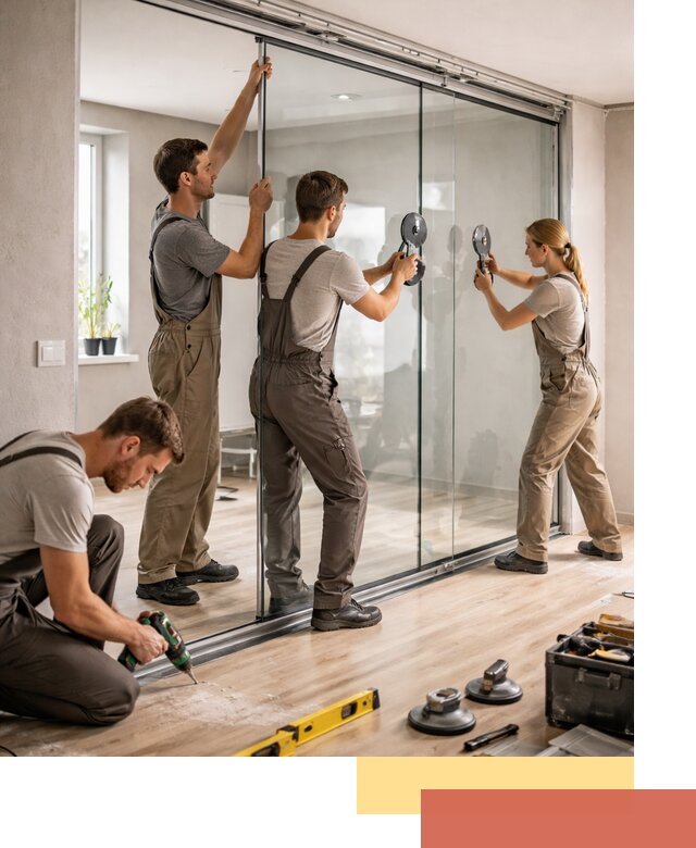 Изготовление стеклянных перегородок на заказ в Тулуне