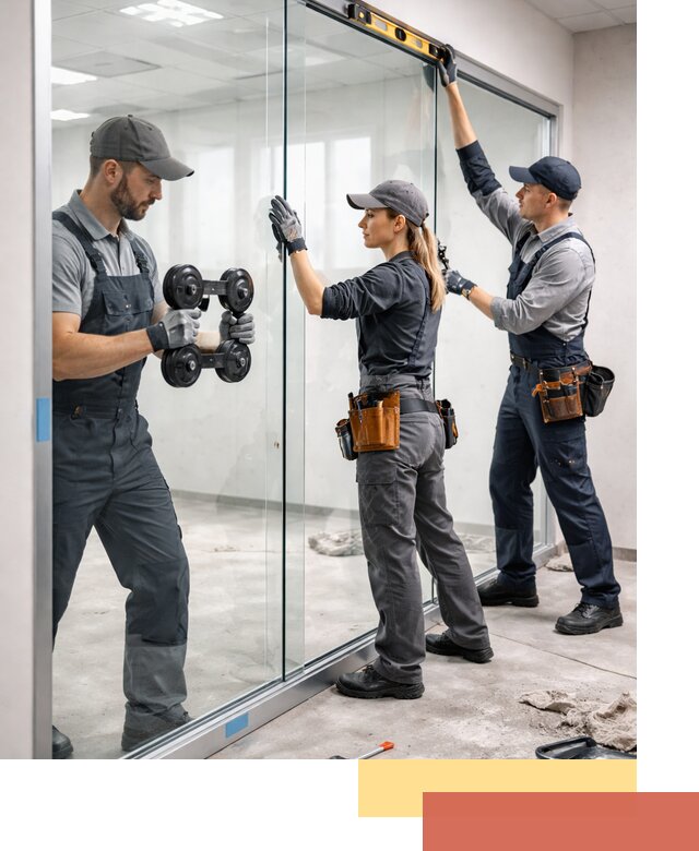 Профессиональный монтаж стеклянных перегородок в Тулуне