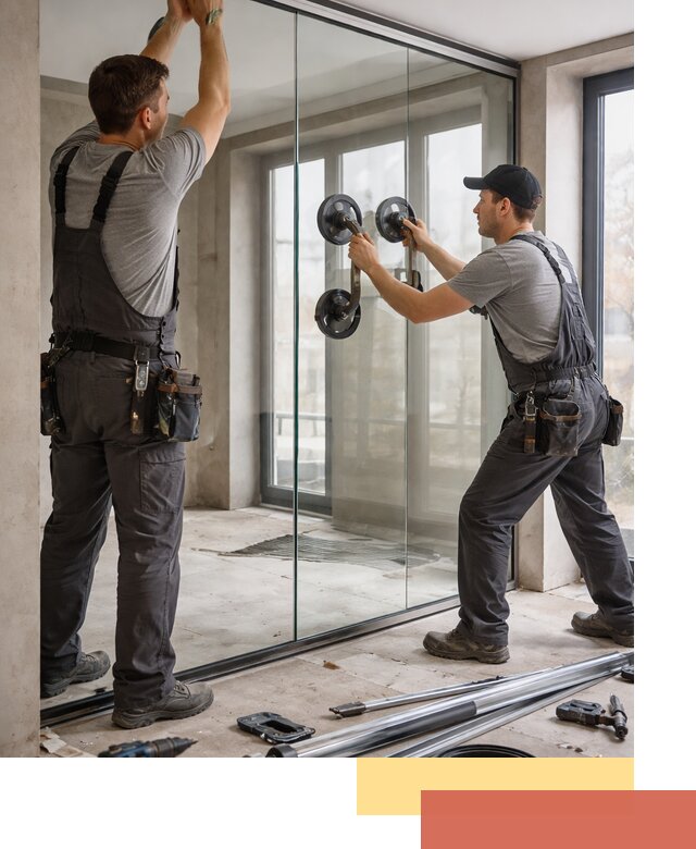 Цельностеклянные перегородки под ключ в Тулуне