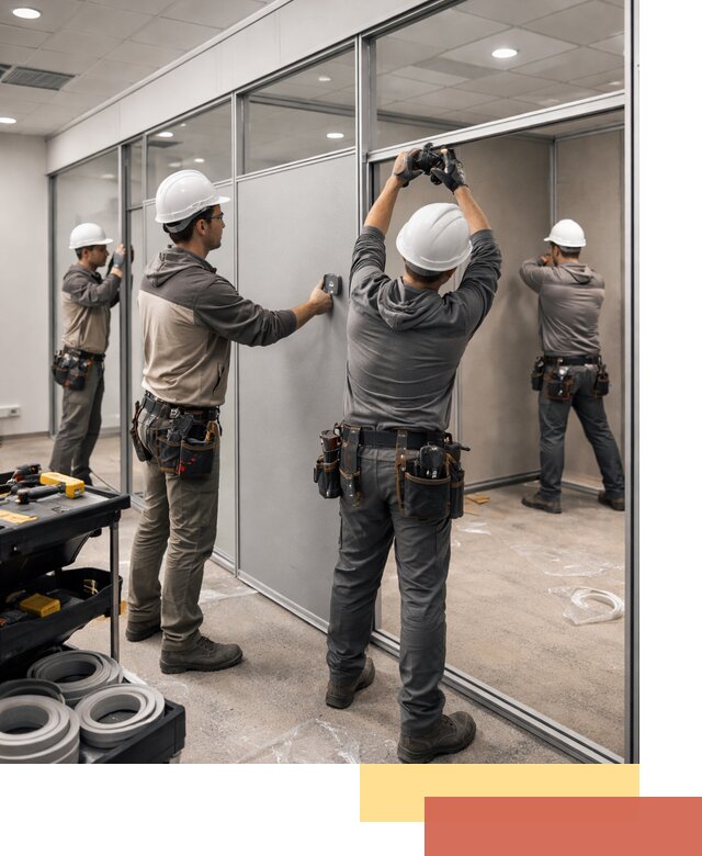 Мобильные офисные перегородки под ключ в Тулуне