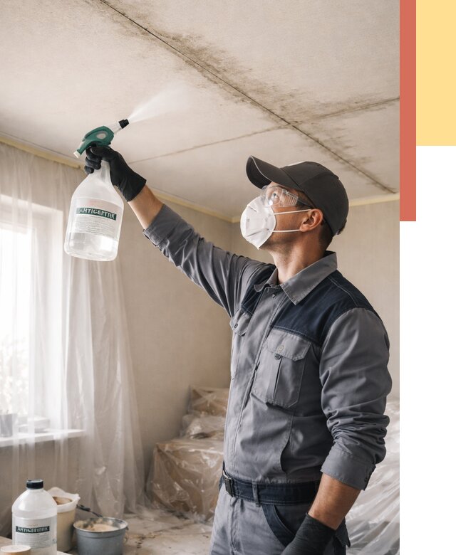 Антисептическая обработка потолка в Тулуне от 2698 руб. | ОТДЕЛОЧНИК-Тлн