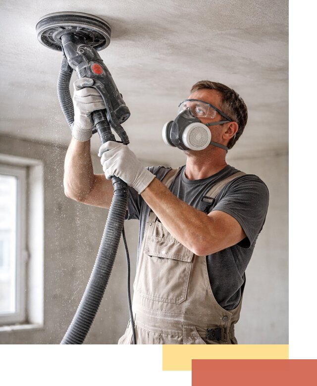 Шлифовка потолка в Тулуне — качественная подготовка под отделку