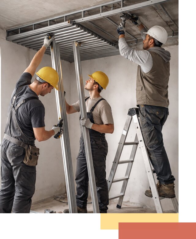 Монтаж реечного потолка под ключ в Тулуне