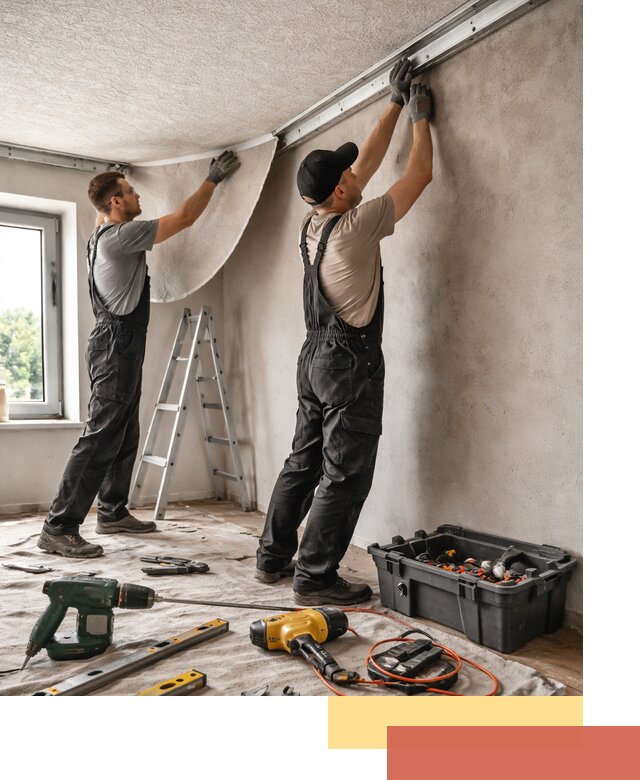 Монтаж фактурного натяжного потолка в Тулуне качественно и быстро