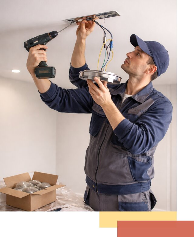 Установка люстры в натяжной потолок в Тулуне