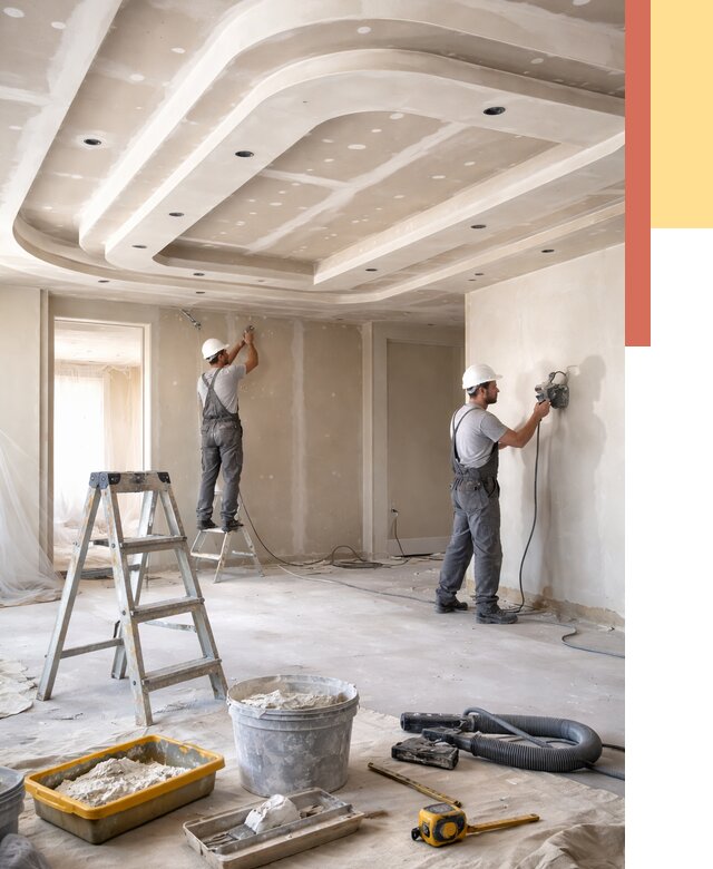 Многоуровневый потолок из гипсокартона в Тулуне от 809 руб. под ключ | ОТДЕЛОЧНИК-Тлн