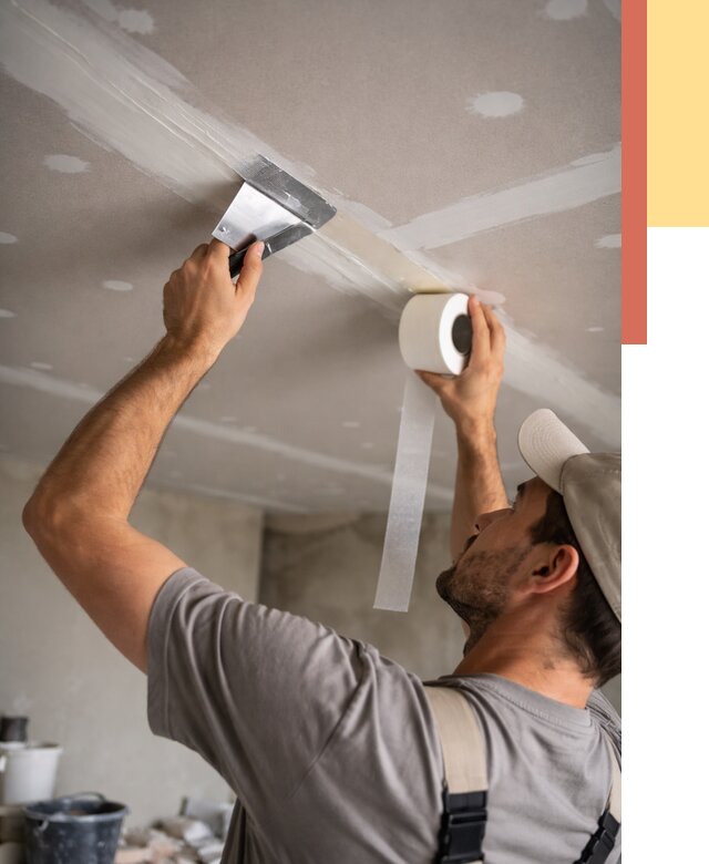 Обработка швов потолка ГКЛ в Тулуне от 8093 руб. под ключ | ОТДЕЛОЧНИК-Тлн