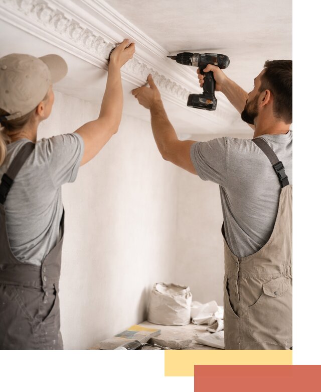 Профессиональный монтаж лепнины на потолок в Тулуне