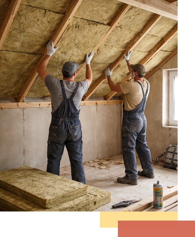 Утепление потолка минеральной ватой в Тулуне