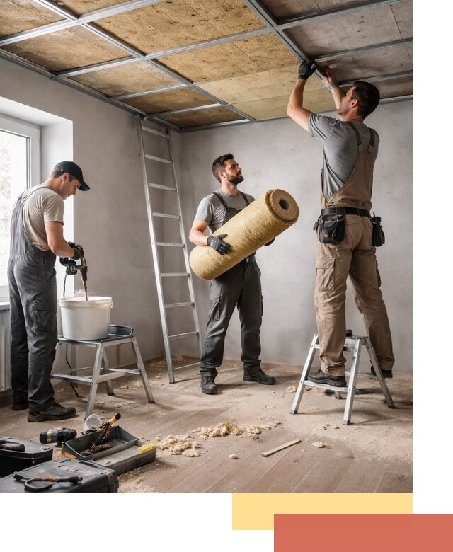 Шумоизоляция потолка в Тулуне: профессиональный монтаж и отделка